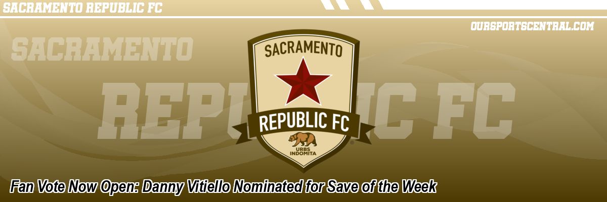 Fan Vote Now Open: Danny Vitiello Nominated for Save of the Week