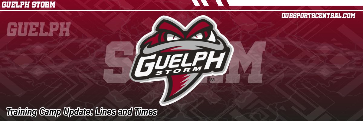 Training Camp Update: Lines and Times