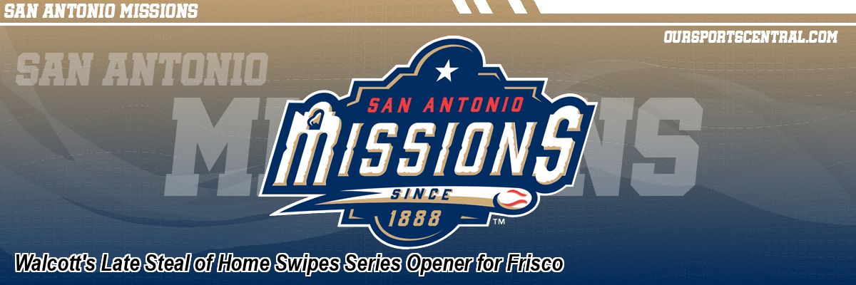 Walcott's Late Steal of Home Swipes Series Opener for Frisco