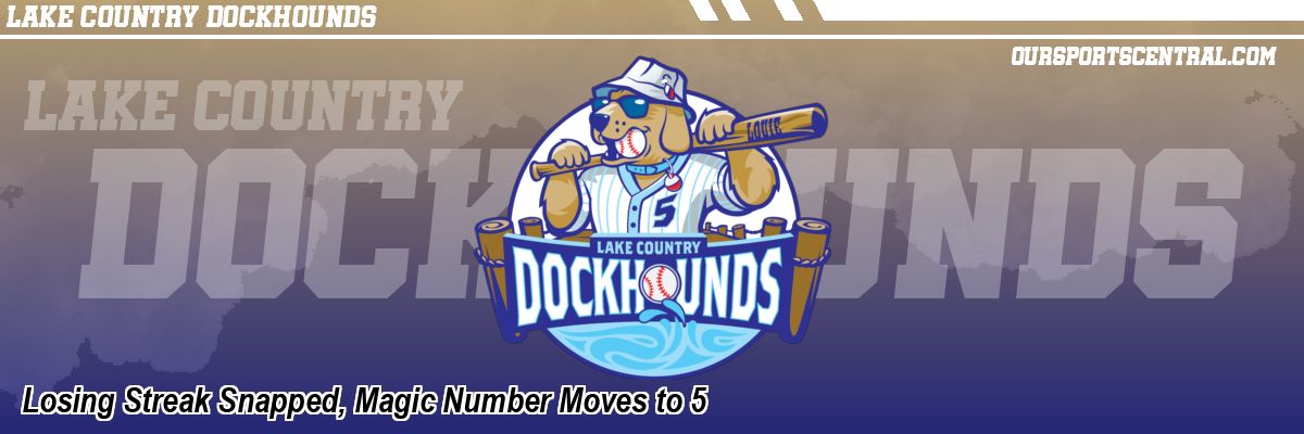 Losing Streak Snapped, Magic Number Moves to 5