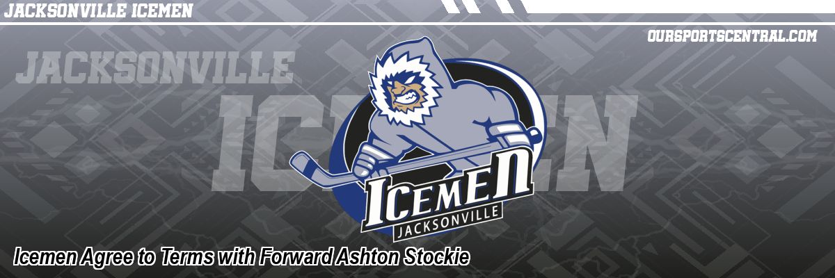 Icemen Agree to Terms with Forward Ashton Stockie