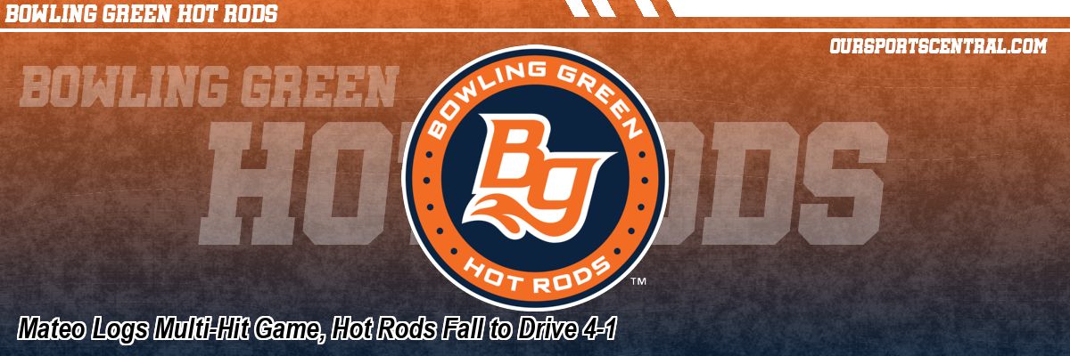 Mateo Logs Multi-Hit Game, Hot Rods Fall to Drive 4-1
