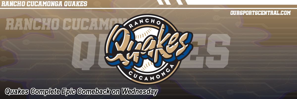 Quakes Complete Epic Comeback on Wednesday