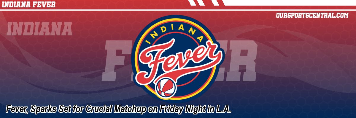 Fever, Sparks Set for Crucial Matchup on Friday Night in L.A.