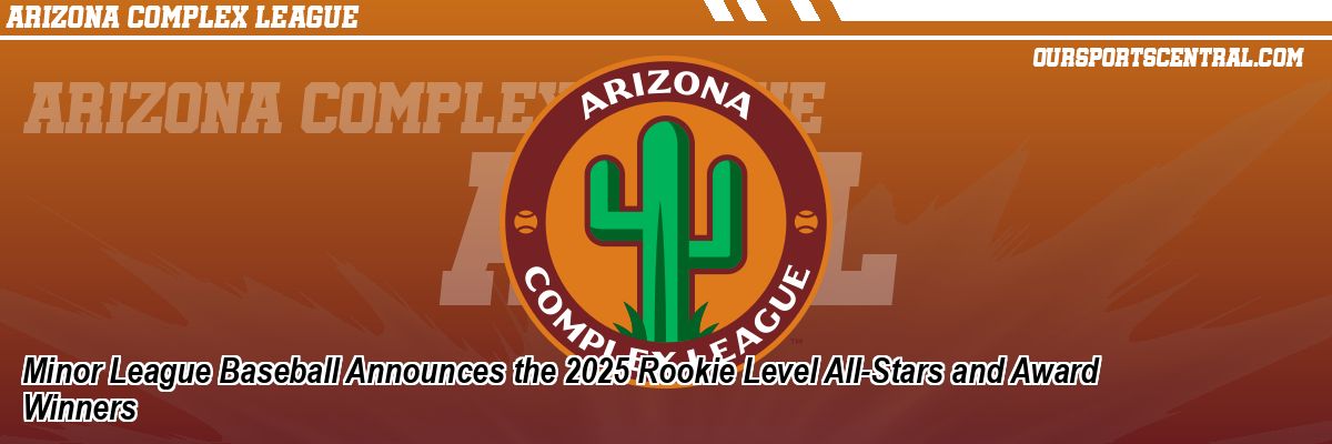 Minor League Baseball Announces the 2025 Rookie Level All-Stars and Award Winners