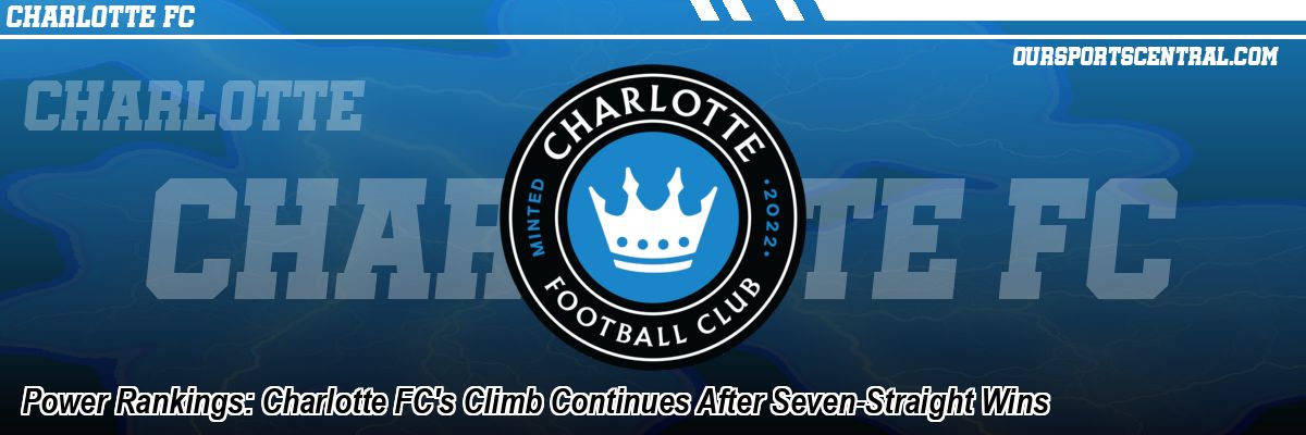 Power Rankings: Charlotte FC's Climb Continues After Seven-Straight Wins