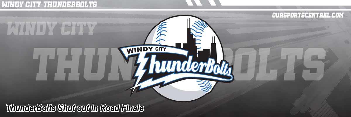 ThunderBolts Shut out in Road Finale