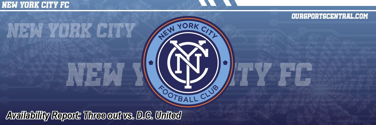 Availability Report: Three out vs. D.C. United