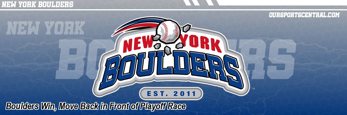 Boulders Win, Move Back in Front of Playoff Race