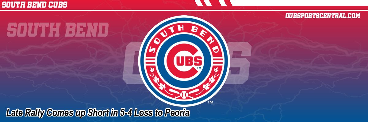 Late Rally Comes up Short in 5-4 Loss to Peoria