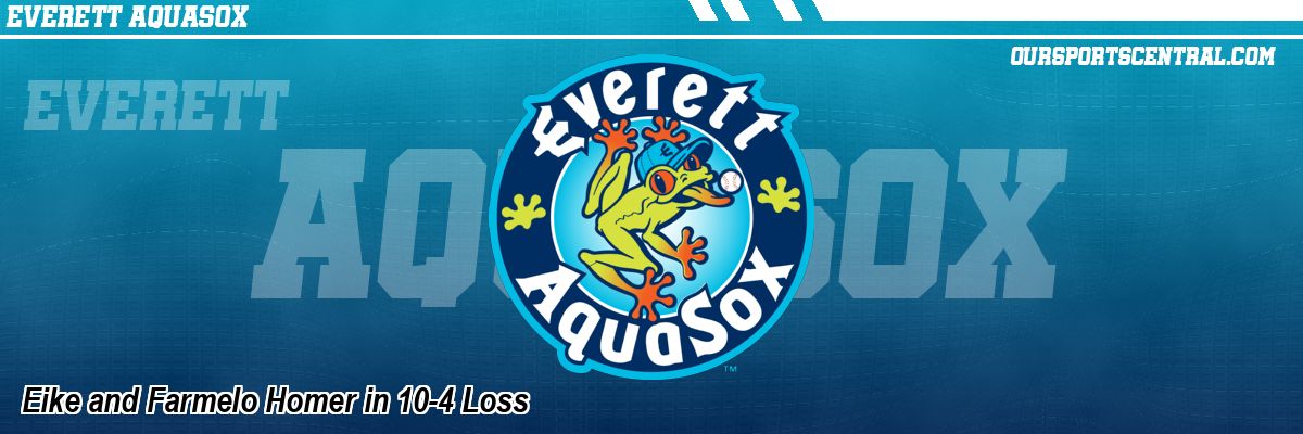 Eike and Farmelo Homer in 10-4 Loss