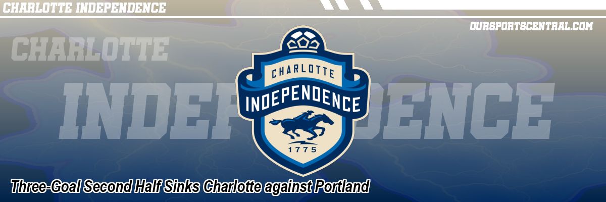 Three-Goal Second Half Sinks Charlotte against Portland