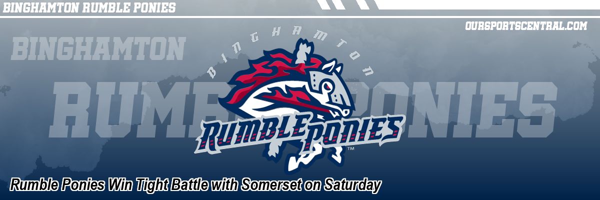 Rumble Ponies Win Tight Battle with Somerset on Saturday