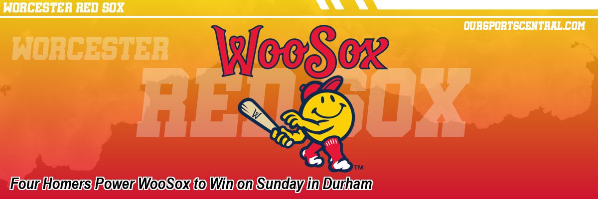 Four Homers Power WooSox to Win on Sunday in Durham