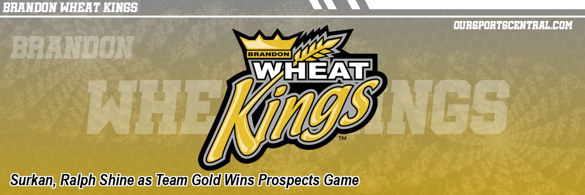 Surkan, Ralph Shine as Team Gold Wins Prospects Game