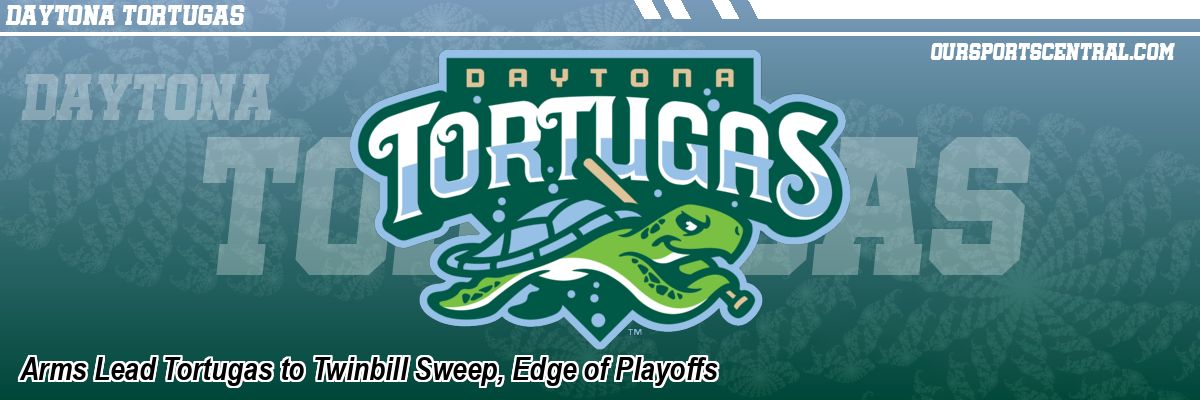 Arms Lead Tortugas to Twinbill Sweep, Edge of Playoffs