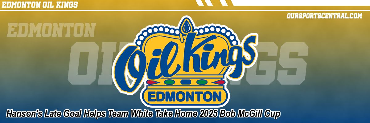 Hanson's Late Goal Helps Team White Take Home 2025 Bob McGill Cup