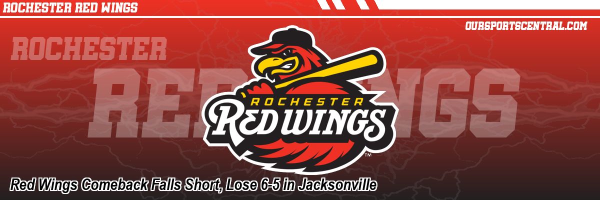Red Wings Comeback Falls Short, Lose 6-5 in Jacksonville