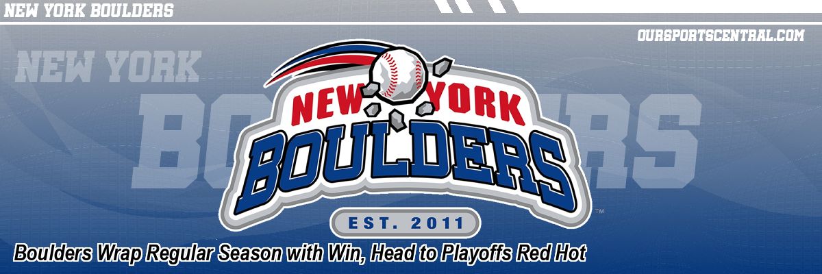 Boulders Wrap Regular Season with Win, Head to Playoffs Red Hot