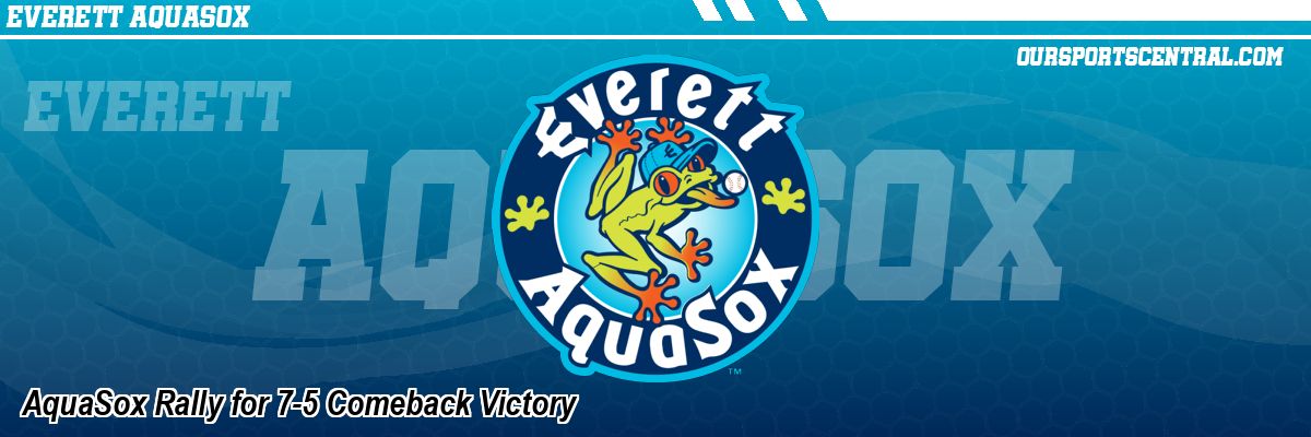 AquaSox Rally for 7-5 Comeback Victory