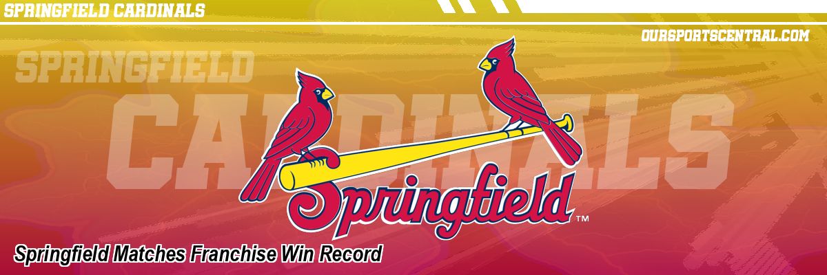 Springfield Matches Franchise Win Record