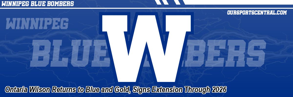 Ontaria Wilson Returns to Blue and Gold, Signs Extension Through 2026