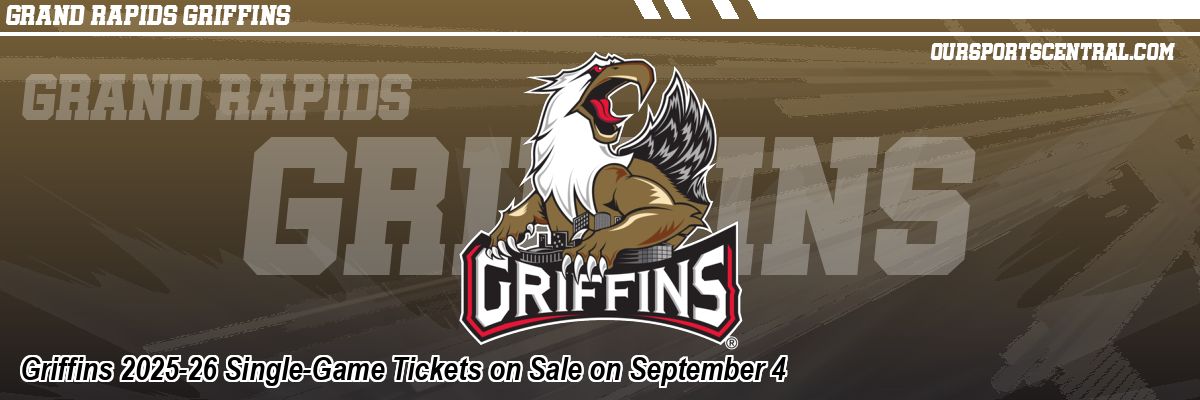 Griffins 2025-26 Single-Game Tickets on Sale on September 4