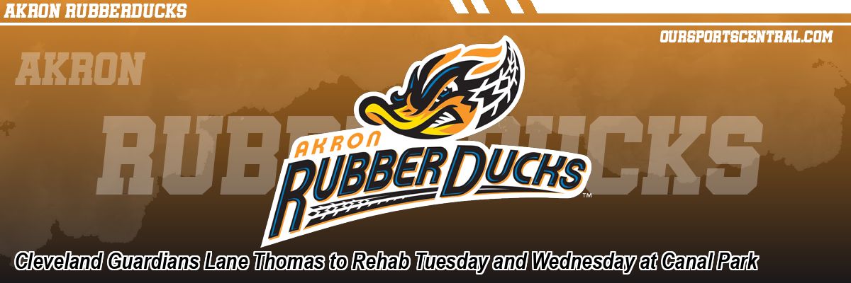 Cleveland Guardians Lane Thomas to Rehab Tuesday and Wednesday at Canal Park