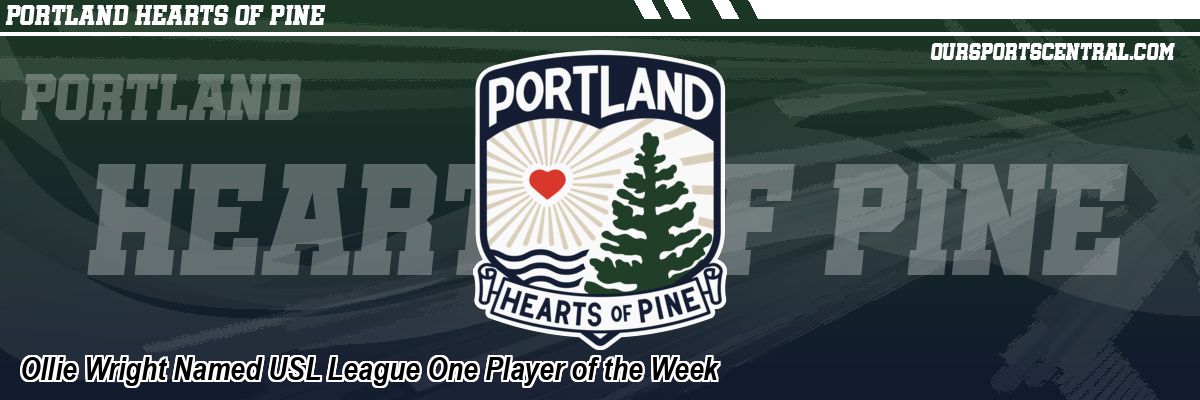 Ollie Wright Named USL League One Player of the Week