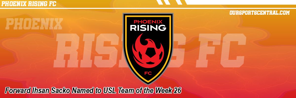 Forward Ihsan Sacko Named to USL Team of the Week 26