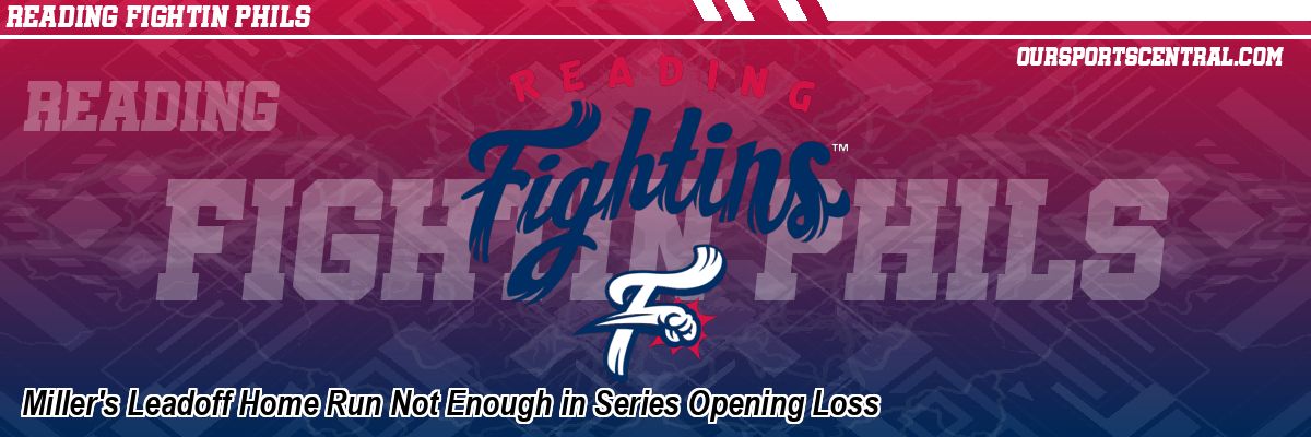 Miller's Leadoff Home Run Not Enough in Series Opening Loss