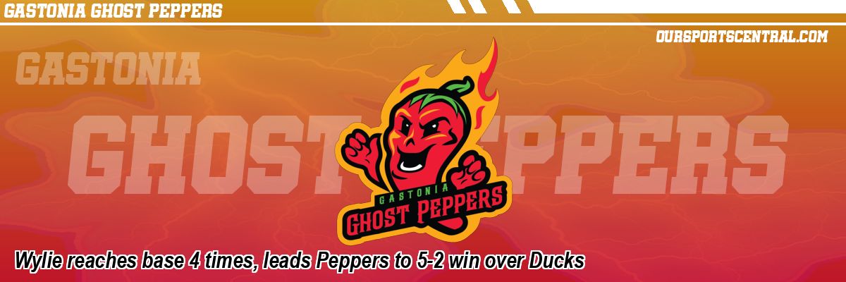 Wylie reaches base 4 times, leads Peppers to 5-2 win over Ducks