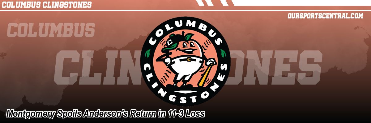 Montgomery Spoils Anderson's Return in 11-3 Loss