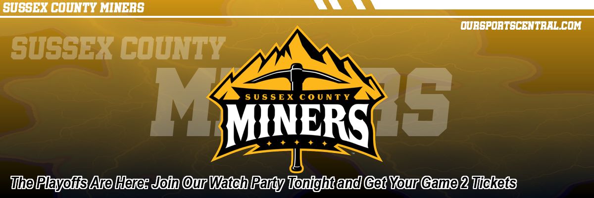 The Playoffs Are Here: Join Our Watch Party Tonight and Get Your Game 2 Tickets