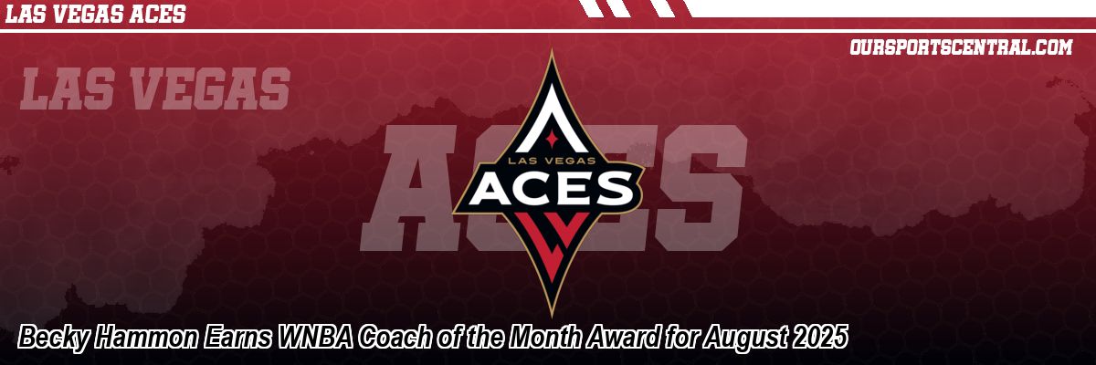 Becky Hammon Earns WNBA Coach of the Month Award for August 2025