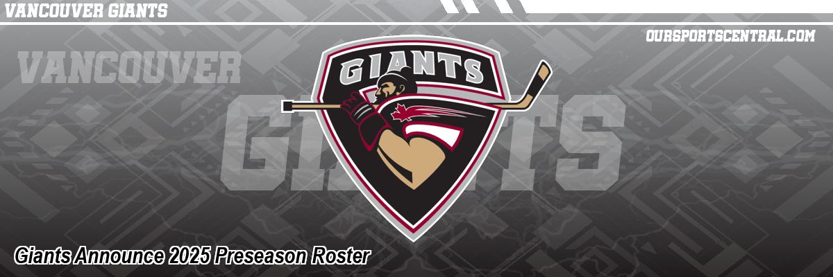 Giants Announce 2025 Preseason Roster