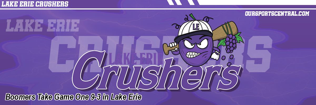 Boomers Take Game One 9-3 in Lake Erie