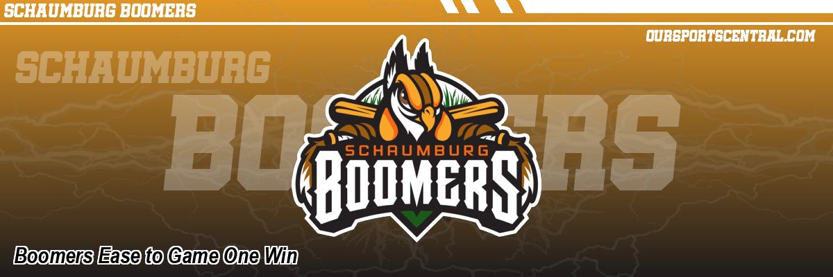Boomers Ease to Game One Win