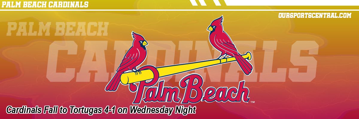 Cardinals Fall to Tortugas 4-1 on Wednesday Night