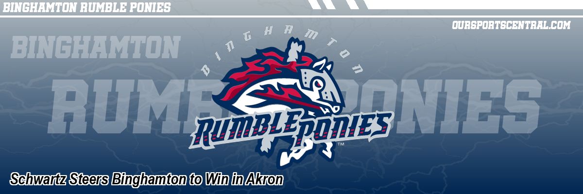 Schwartz Steers Binghamton to Win in Akron