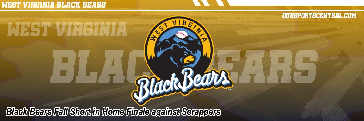 Black Bears Fall Short in Home Finale against Scrappers