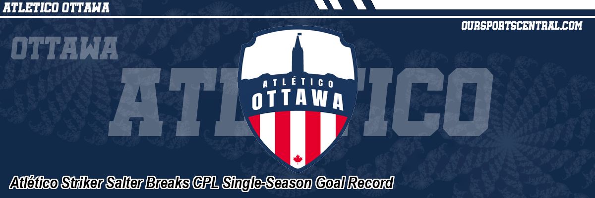 Atlético Striker Salter Breaks CPL Single-Season Goal Record