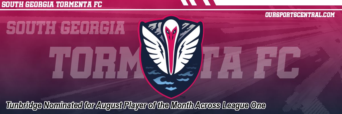 Tunbridge Nominated for August Player of the Month Across League One