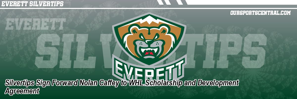 Silvertips Sign Forward Nolan Caffey to WHL Scholarship and Development Agreement