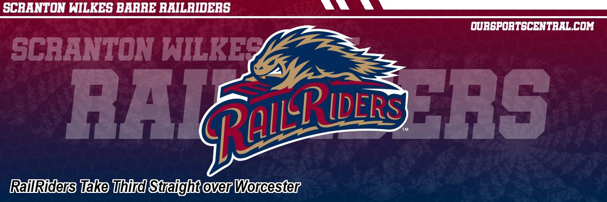 RailRiders Take Third Straight over Worcester