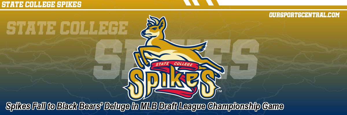 Spikes Fall to Black Bears' Deluge in MLB Draft League Championship Game