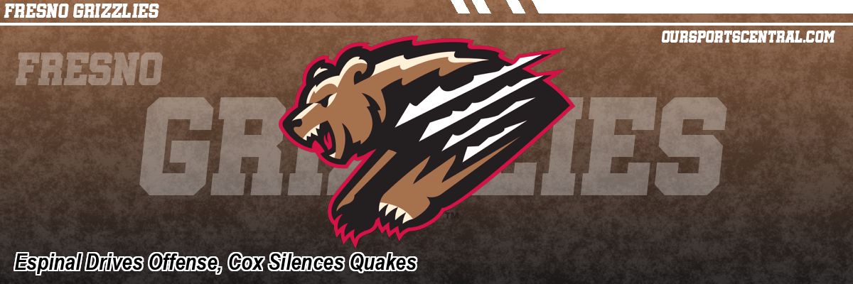 Espinal Drives Offense, Cox Silences Quakes