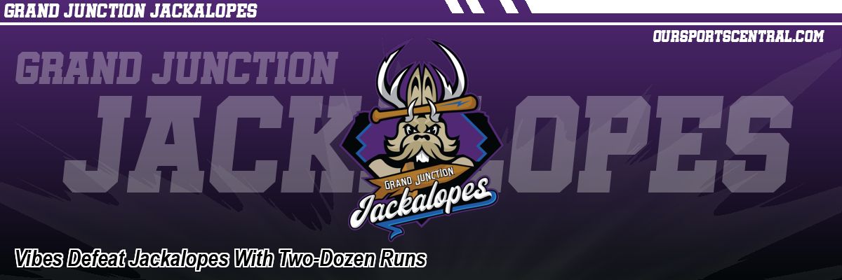 Vibes Defeat Jackalopes With Two-Dozen Runs