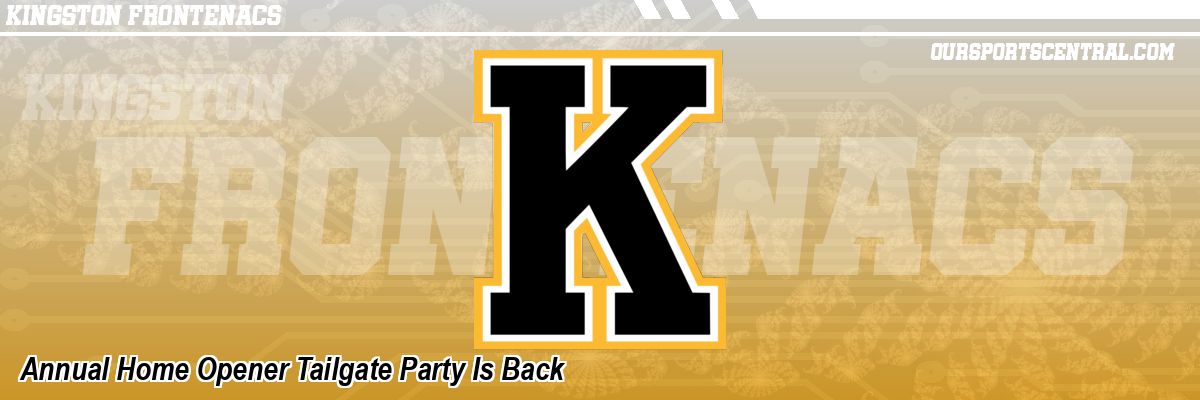 Annual Home Opener Tailgate Party Is Back