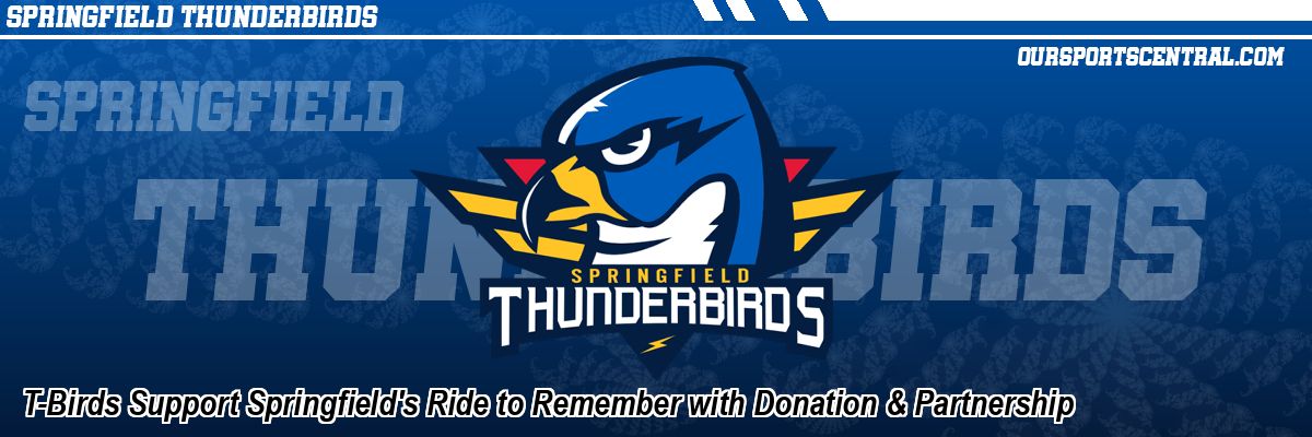 T-Birds Support Springfield's Ride to Remember with Donation & Partnership